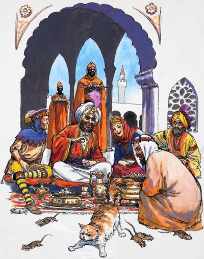 Arabes avec chat - English School