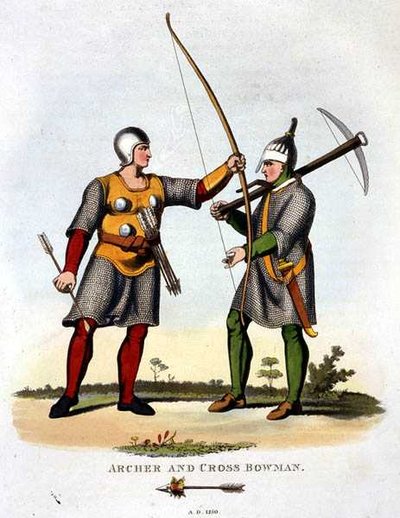 Archer et arbalétrier - English School