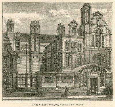 Architecture du London School Board : High Street School, Stoke Newington, Londres - English School