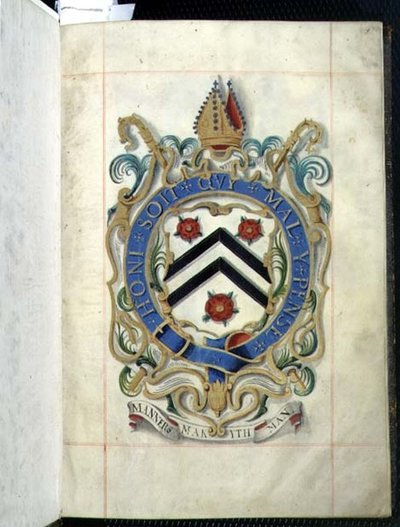 Archive 3693 fol.1 Armoiries d
