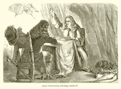 Argyll protestant auprès du Roi Charles II - English School