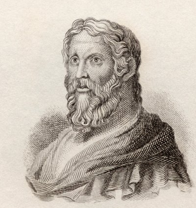 Aristophane, c. 446 à c. 386 av. J.-C. Dramaturge comique de la Grèce antique, d
