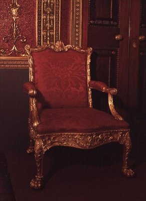 Fauteuil, conçu par Robert Adam, exécuté par Thomas Chippendale, 1764 - English School