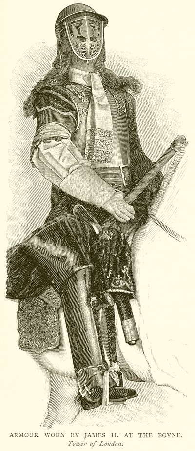 Armure portée par Jacques II à la Boyne - English School