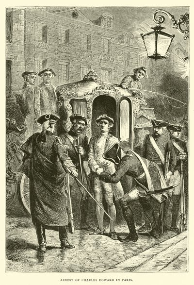 Arrestation de Charles Édouard à Paris - English School