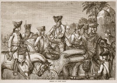 Arrestation de Lord Pigot, illustration de Cassell