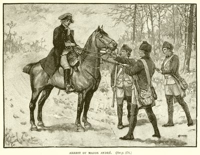 Arrestation du Major Andre - English School