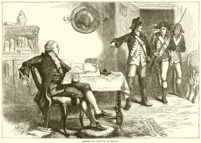 Arrestation de William Franklin - English School