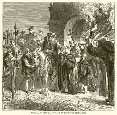 Arrivée du cardinal Wolsey à l