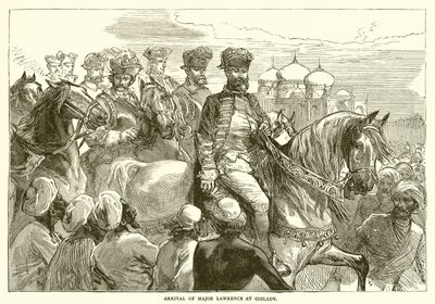 Arrivée du major Lawrence à Coilady (1753) - English School