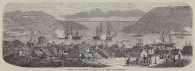 Arrivée du Prince de Galles à St John