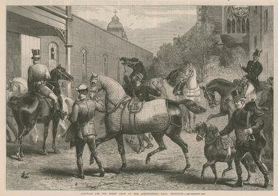 Arrivées pour le salon du cheval au Hall agricole - English School
