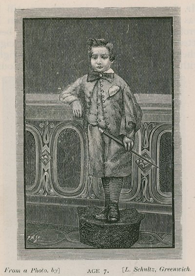 Arthur W Pinero, âgé de 7 ans - English School