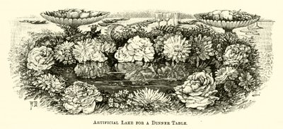 Lac artificiel pour une table d