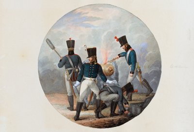 Artillerie, vers 1807 - English School