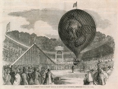 Ascension du ballon Erin-go-nragh de M. Hampton, à l