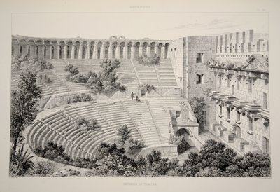 Aspendu - Intérieur du Théâtre, tiré de Les Principales Ruines de l
