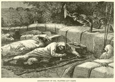 Assassinat du colonel Flatters et de son groupe - English School