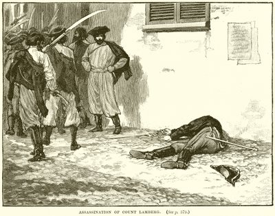 Assassinat du comte Lamberg - English School