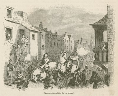 Assassinat du comte de Moray - English School