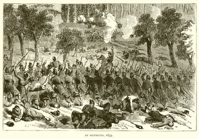 À Solférino, 1859 - English School