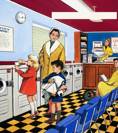 À la laverie - English School