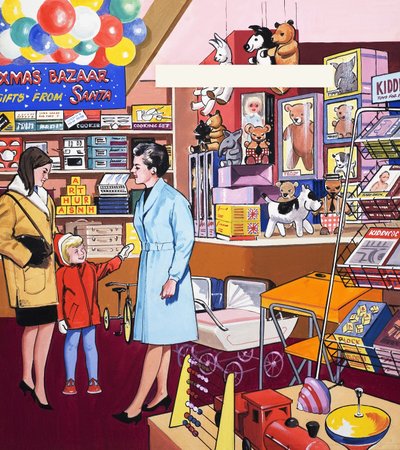 À la boutique de jouets - English School