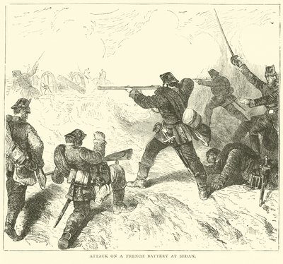 Attaque sur une batterie française à Sedan, septembre 1870 - English School