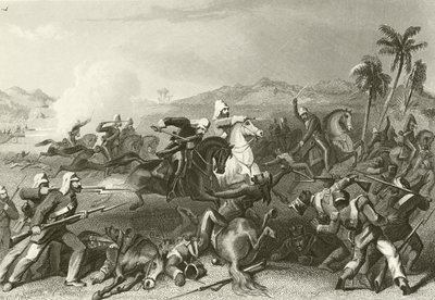 Attaque sur les mutins de Sealkote par la cavalerie irrégulière du général Nicholson - English School