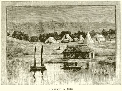 Auckland en 1840 - English School