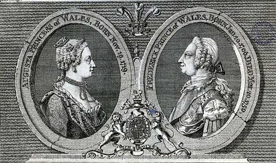 Augusta, Princesse de Galles et Frederick Louis, Prince de Galles, mémorial du Gentleman