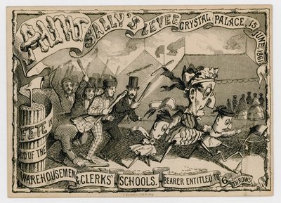 Levee de Tante Sally, Crystal Palace, 15 juin 1861 - English School