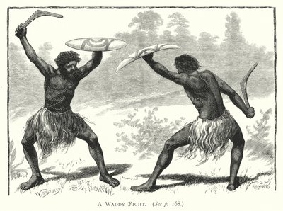 Australie : Un combat de waddy - English School