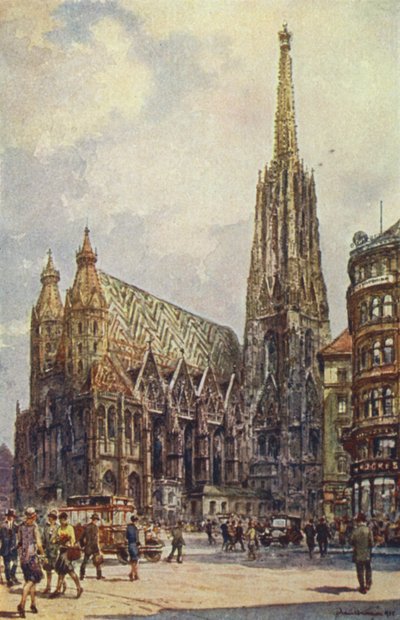 Autriche : Cathédrale Saint-Étienne, Vienne - English School