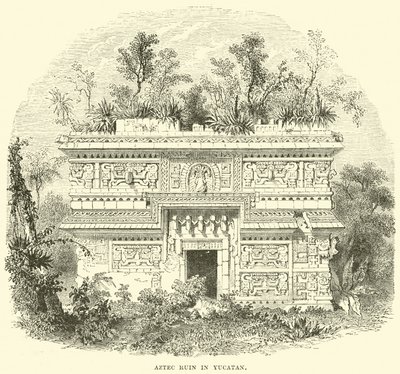 Ruin Aztec au Yucatan - English School
