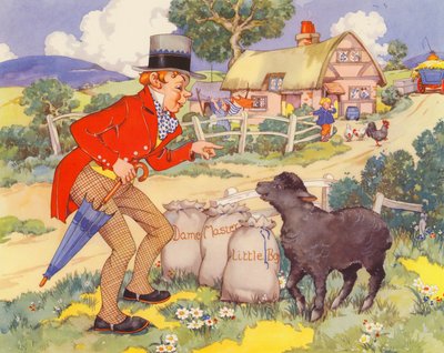 Baa, baa, mouton noir - English School