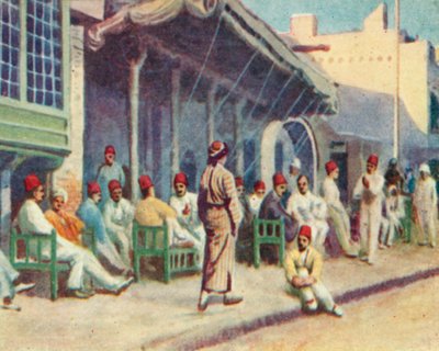 Bagdad, café typique - English School