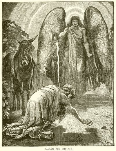 Balaam et son âne - English School