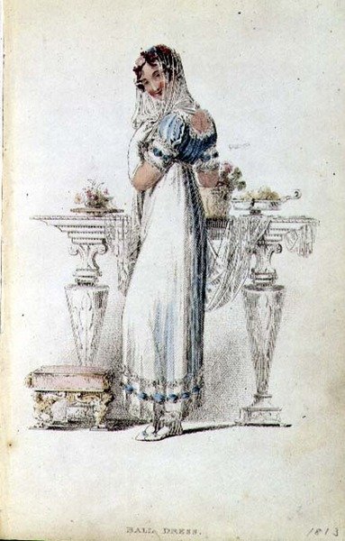 Robe de bal, planche de mode de l