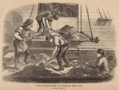 Déchargeurs de ballast au travail dans la piscine - English School