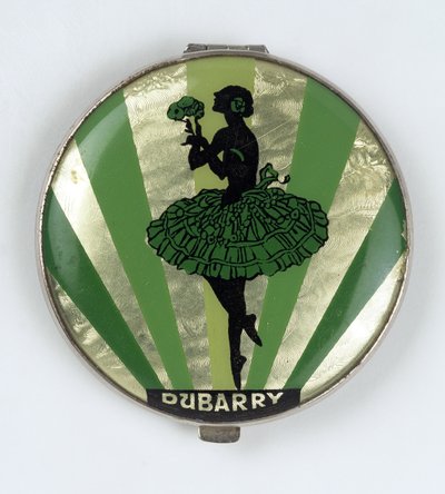 Poudrier Ballerine, fabriqué par Dubarry, 1920-30 - English School