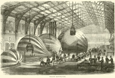 Manufacture de ballons, octobre 1870 - English School