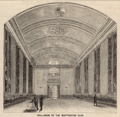 Salle de bal du Whittington Club, Londres - English School