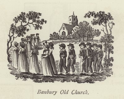 Vieille église de Banbury - English School