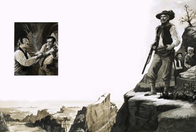 Bandits des collines italiennes incluant (en médaillon) un membre de la Camorra - English School