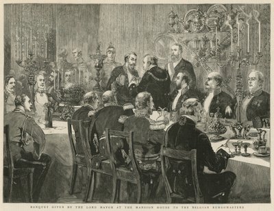 Banquet donné par le Lord Maire au Mansion House - English School