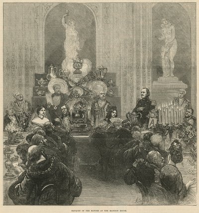 Banquet des maires au Mansion House - English School