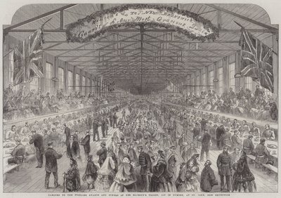 Banquet aux Fusiliers Guards et autres troupes de Sa Majesté - English School