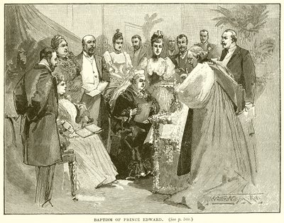 Baptême du Prince Edward - English School