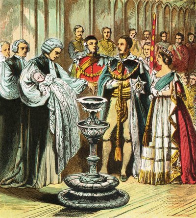 Baptême du prince de Galles - English School
